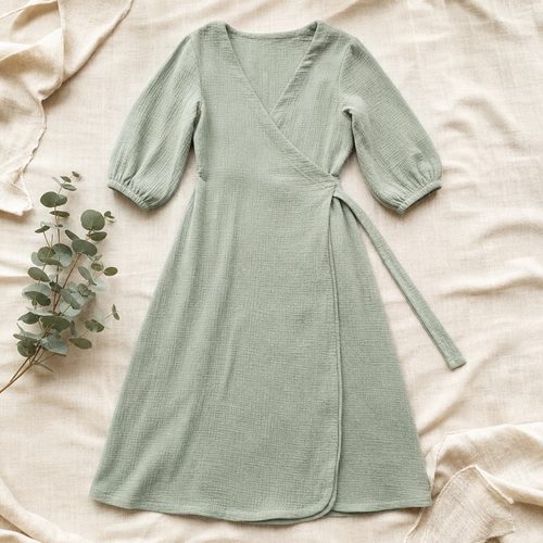 Adaptive Wrap Dress Sewing Pattern view 2