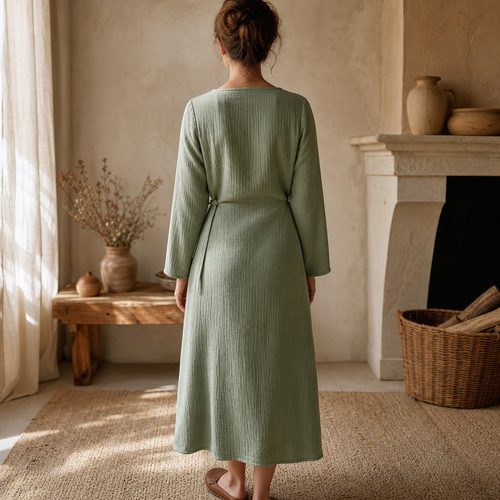 Adaptive Wrap Dress Sewing Pattern view 3
