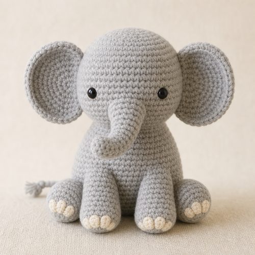 Baby Elephant Crochet Pattern