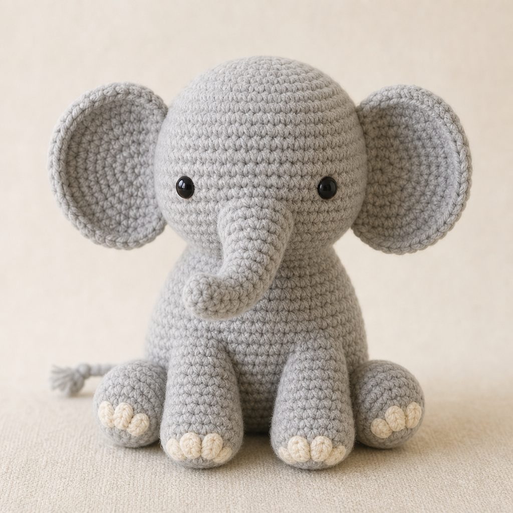 Baby Elephant Crochet Pattern