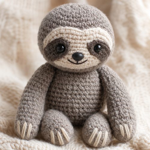 Baby Sloth Crochet Pattern view 4