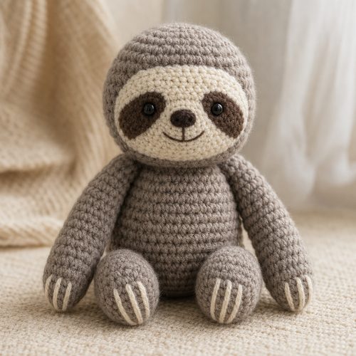 Baby Sloth Crochet Pattern view 5