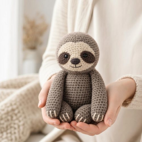 Baby Sloth Crochet Pattern view 6