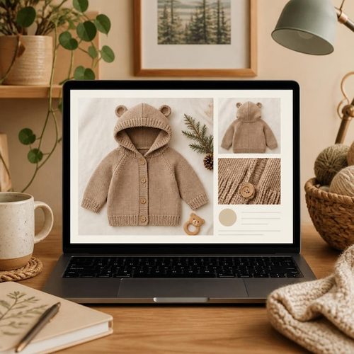 Baby Bear Hood Cardigan view 4
