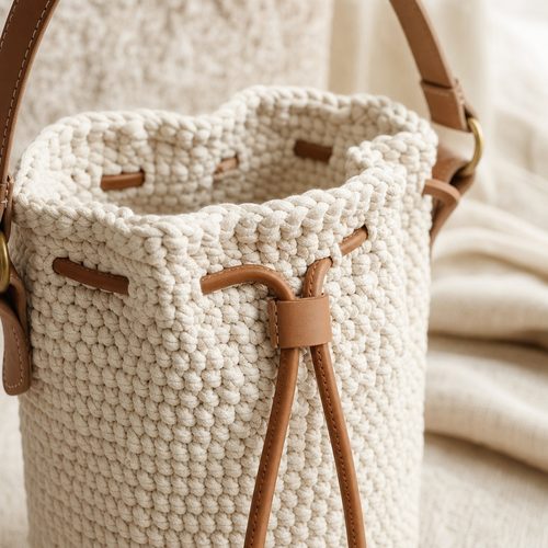 Coastal Bucket Bag Crochet Pattern view 5