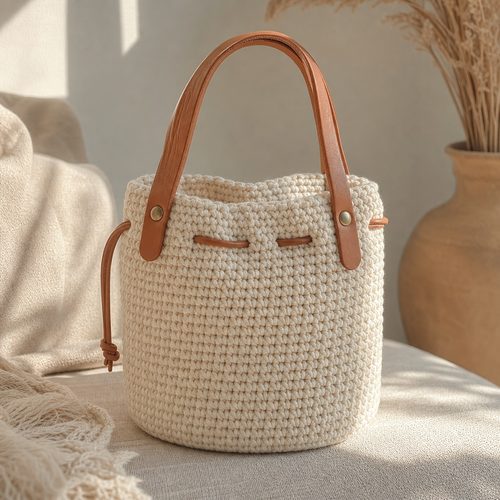 Solstice Bucket Bag Crochet Pattern view 3
