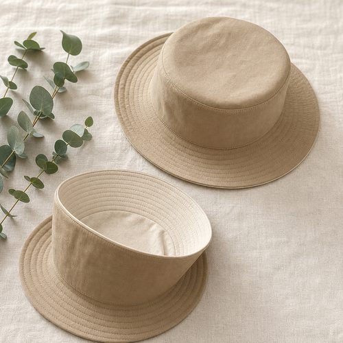 Reversible Bucket Hat Sewing Pattern view 2