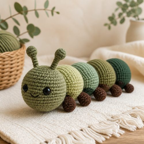 Little Caterpillar Crochet Pattern view 5