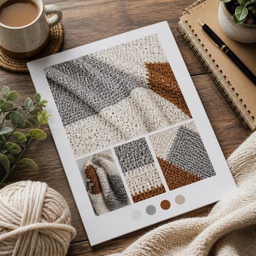 Chunky Colour Block Throw view 5