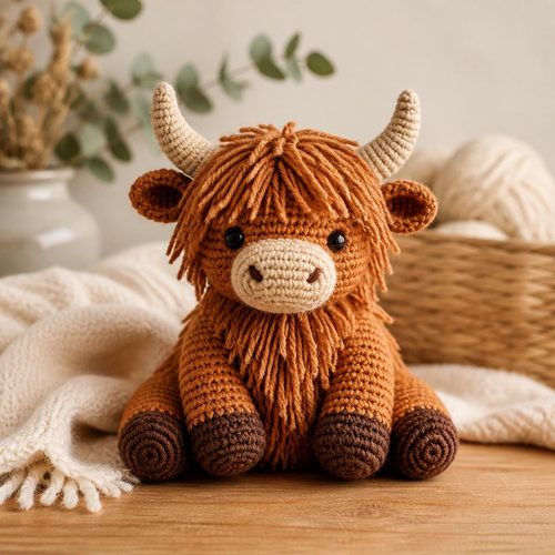 Highland Cow Crochet Pattern