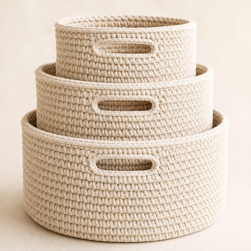 Market Basket Set Crochet Pattern