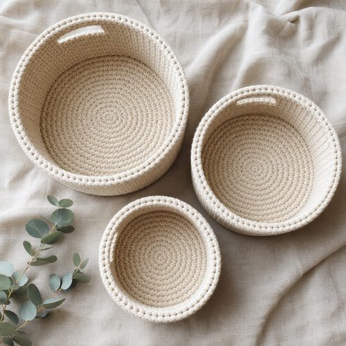 Market Basket Set Crochet Pattern view 2