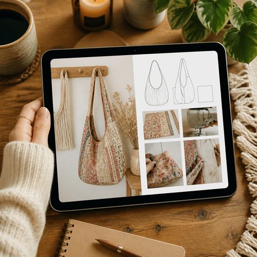 Bohemian Sling Bag Pattern view 4