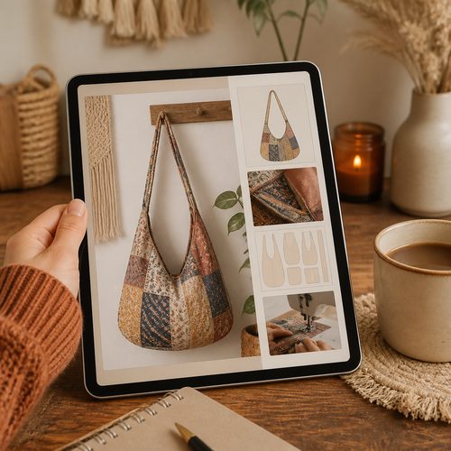Bohemian Sling Bag Pattern view 5