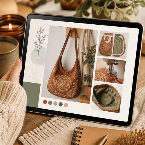 Bohemian Sling Bag Pattern view 6