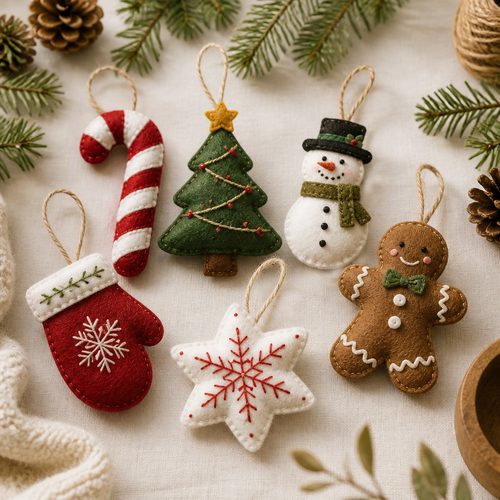 Felt Christmas Ornament view 4