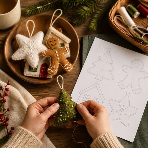 Felt Christmas Ornament view 5