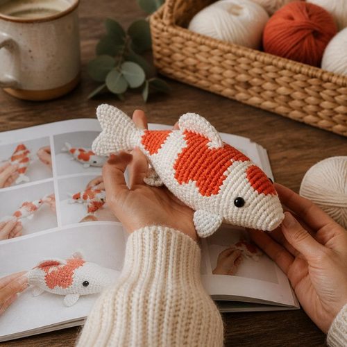 Koi Fish Amigurumi view 6