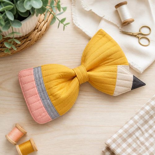 Pencil Bow Sewing Pattern