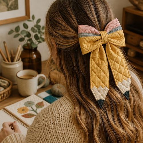 Pencil Bow Sewing Pattern view 6