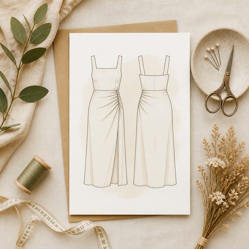 Midi Dress Sewing Pattern
