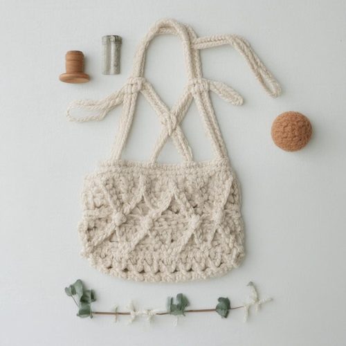 Macrame Style Plant Hanger Crochet Pattern view 2