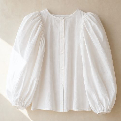 Vintage Puff Sleeve Blouse Sewing Pattern