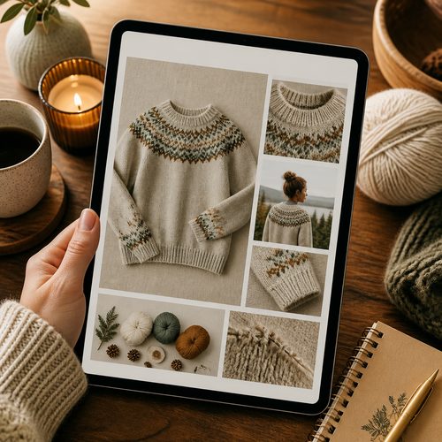 Seamless Yoke Sweater view 4