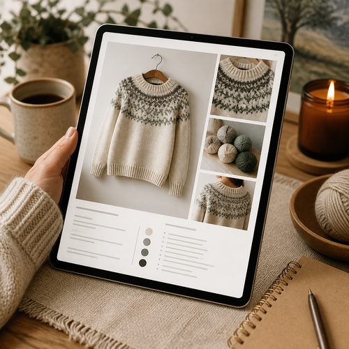 Seamless Yoke Sweater view 5