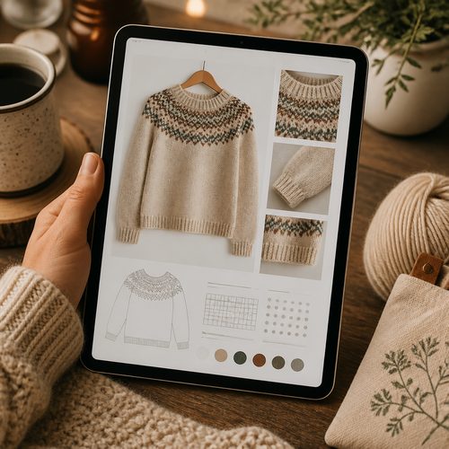 Seamless Yoke Sweater view 6