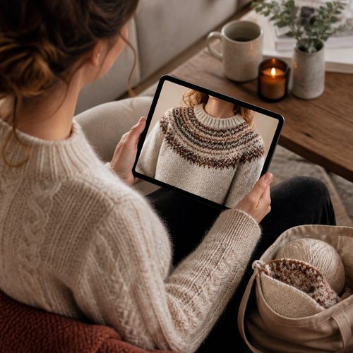 Seamless Yoke Sweater view 2