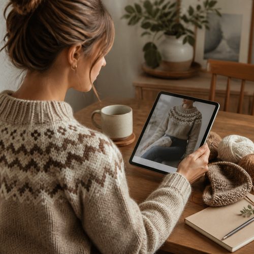 Seamless Yoke Sweater view 3
