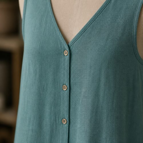 Plus Size A Line Sundress Sewing Pattern view 3