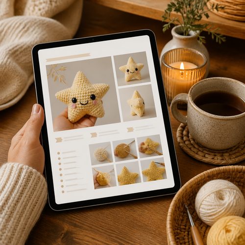 Wishing Star Amigurumi view 4