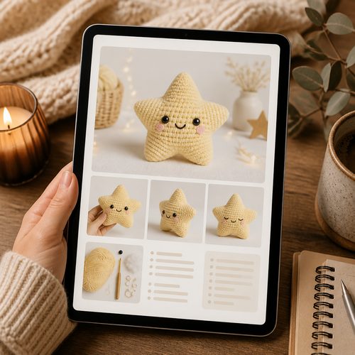 Wishing Star Amigurumi view 5
