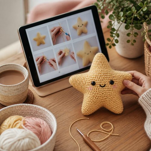 Wishing Star Amigurumi view 2