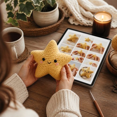Wishing Star Amigurumi view 3