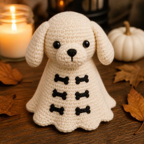 Ghost Puppy Crochet Pattern