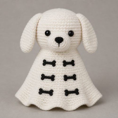 Ghost Puppy Crochet Pattern view 2