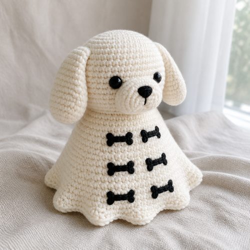 Ghost Puppy Crochet Pattern view 3