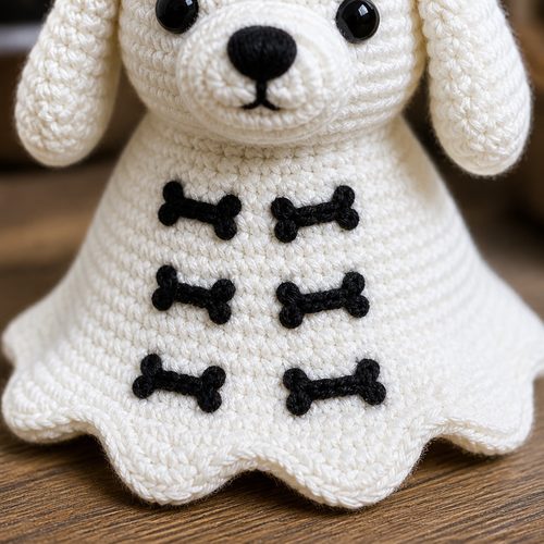 Ghost Puppy Crochet Pattern view 6